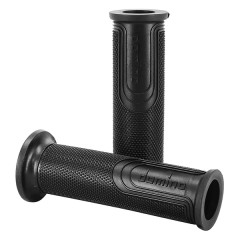 Revêtements poignées Domino noir open end 120mm (paire)