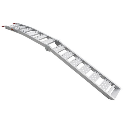 Rampe moto-quad-vae adaptable aluminium pliable 2.26m 28cm capacité 340kg