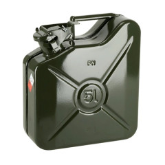 Jerrycan-bidon essence-carburant Pressol métal armée vert 5L homologué TUV-EN