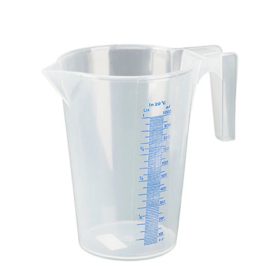 Doseur-broc Pressol en polypropylène gradué transparent 1L