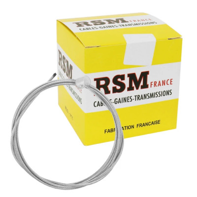 Câble de frein adaptable 8x9 diamètre 1.8mm (20-25) longueur 1m25 (boîte de 25)
