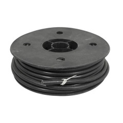 Gaine universelle adaptable fil plat 40-10 noir (15m)