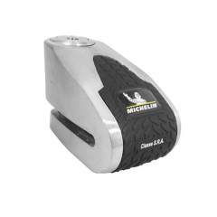 Antivol bloque disque Michelin inox (diamètre 10mm) avec alarme sonore 120 dB (garantie 10 ans) classe SRA