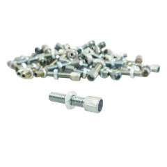 Vis creuse tendeur de câble Algi diamètre M6 - Long 24mm - Alésage 6,8mm - Perçage 3 (Acier)