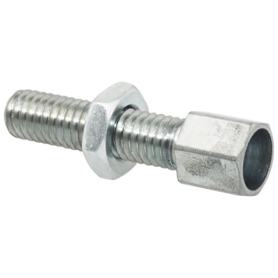 Vis creuse tendeur de câble Algi diamètre M6 - long 24mm - alésage 6,8mm - perçage 3 (acier) - blister de 25