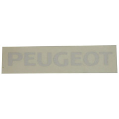 Autocollant adaptable blanc 150 x 19 mm pour selle ou carrosserie PEUGEOT