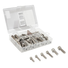 Vis CHC 6 pans creux adaptable M5 x 15 mm - M5 x 20 mm - M6 x 20 mm - M6 x 25 mm - M8 x 20 mm - M8 x 25 mm (boîte de 60 pièces)