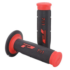 Revêtements poignées ProGrip Double densité rouge-noir 115mm (CROSS-MX)