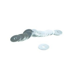 Rondelle plate adaptable acier diamètre int 7mm - diamètre ext 14mm (boîte de 100 pièces)