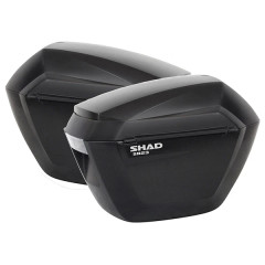 Valise latérale Shad 23L noir brut (fixation 3P SYSTEM vendue séparément) (D0B23100)