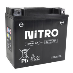 Batterie Nitro 12V 12 Ah SLA sans entretien prête à l'emploi
