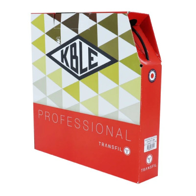 Gaine adaptable fil plat 26-10 noir (50m)