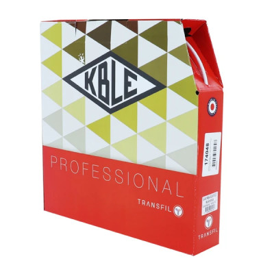 Gaine universelle adaptable fil plat 26-10 blanc (50m)