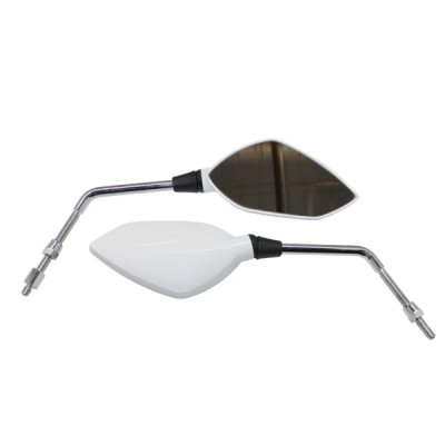 Rétroviseurs Replay diamètre 8 blanc réversible (paire)