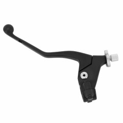 Poignée-levier d'embrayage Domino alu gauche noir F.26 Speedway Racing