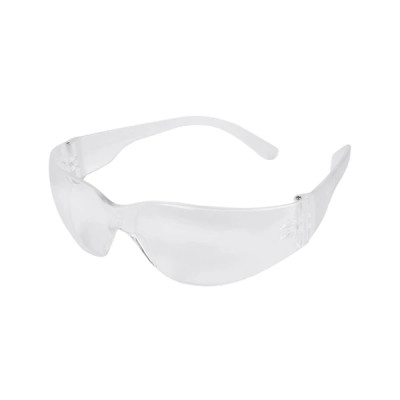 Lunette de sécurité adaptable transparente avec protection latérale