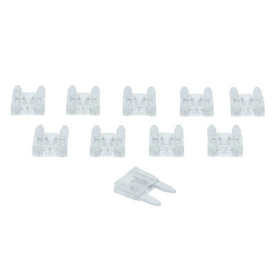 Fusible plat enfichable miniature adaptable 25A (sachet de 10)