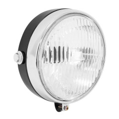 Phare-projecteur adaptable 150 mm noir avec interrupteur Peugeot 103 / MBK 51, 88