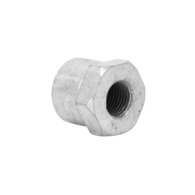 Ecrou de roue adaptable épaule diamètre M10 x 100 longueur 11,5 mm pour mobylette MBK / Peugeot diamètre 18,5 mm