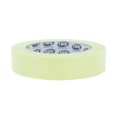Ruban de masquage-protection HPX 110°C blanc-crème 25mm x 50m