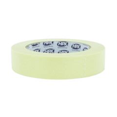 Ruban de masquage-protection HPX 110°C blanc-crème 25mm x 50m