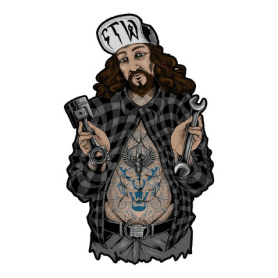 Autocollant Lethal Threat 60x80mm Lord of Speed