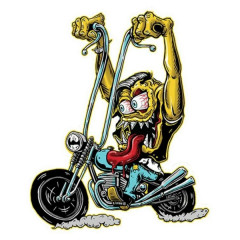 Autocollant Lethal Threat mini biker monster 60x80mm