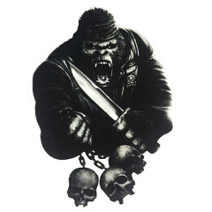 Autocollant Lethal Threat 60x80mm Mini Gorilla Skull