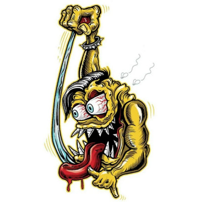 Autocollant Lethal Threat 60x80mm