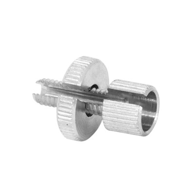 Vis creuse tendeur de câble Domino diamètre M6 avec molette en aluminium