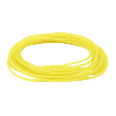 Durite essence souple adaptable 2x5 jaune transparent rouleau 10m