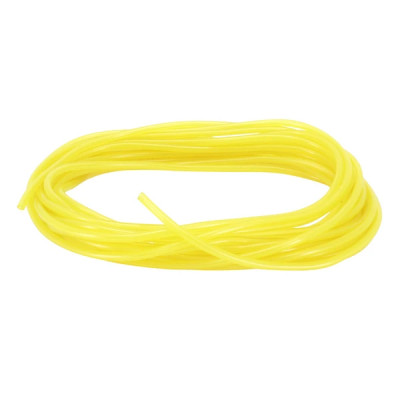 Durite essence souple adaptable 3x6 jaune transparent (rouleau 10m)