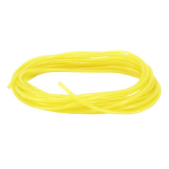 Durite essence souple adaptable 3x6 jaune transparent (rouleau 10m)