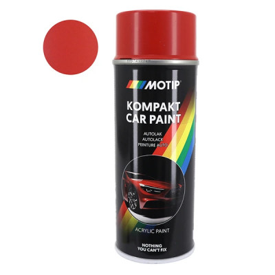 Bombe de peinture Motip acrylique brillant rouge Ferrari aérosol 400 ml (41750)