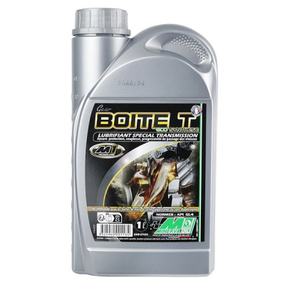 Huile de transmission Minerva Oil 80W90 boîte T bio (1 L) (très haut de gamme)
