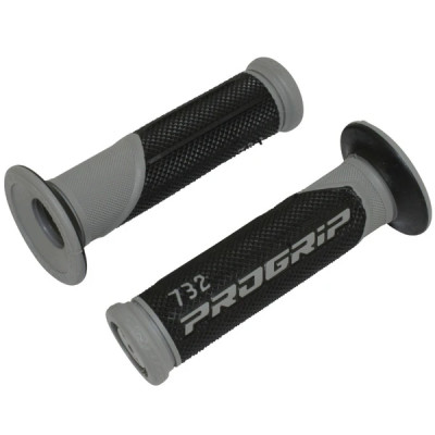 Revêtements poignées ProGrip 732 double densité gris-noir 125mm