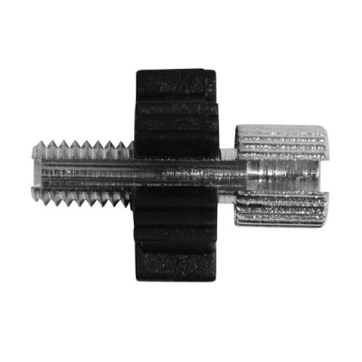 Vis creuse tendeur de câble Domino diamètre M6 - long 18mm tête 7x9 avec molette nylon