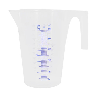 Doseur-broc verseur Minerva Oil transparent gradué 500 ml