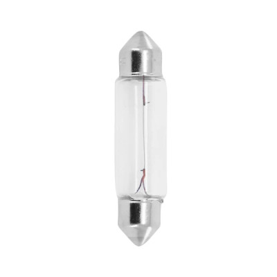 Ampoule standard Osram 12V 5W culot SV8,5-8 (11x40) norme C5W navette blanc (feu arrière+stop)