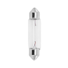 Ampoule standard Osram 12V 5W culot SV8,5-8 (11x40) norme C5W navette blanc (feu arrière+stop)