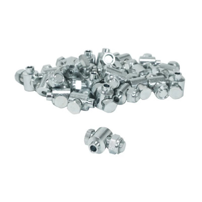 Serre câbles moto Algi 3 composants diamètre 10mm long 15mm blister de 25 pièces (00426000-025)