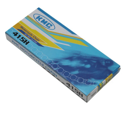 Chaine KMC renforcée or-noir 415H 108 maillons