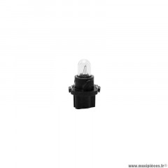 Ampoule-lampe avec support Piaggio 12V-1,2W - Réf. 253366 - Pour scooter 50cc