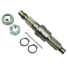 Arbre de roue adaptable pour scooter 50 Piaggio Liberty, Vespa ET2, Zip Fast-Rider / Gilera 50 Runner 1997-2000, Stalker 1997-2000