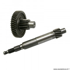 Arbre transmission primaire Piaggio 50 - Référence 8262165, pour Vespa LX 4T 2009-2013 et Vespa-S 4T 2008-2012