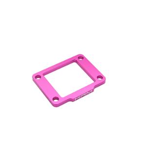 Cale admission clapet KRM 5mm alu CNC rose pour mécaboite Derbi Euro2/Euro3/Euro4