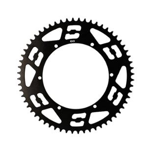 Couronne Doppler alu CNC noir 60 dents pour porte couronne