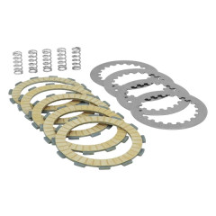 Disque d'embrayage Stage6 kit complet 5 disques garnis pour Derbi 50 Senda, GPR / Gilera 50 SMT, RCR