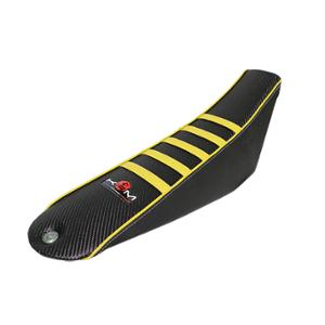 Housse de selle KRM pro ride jaune pour mécaboite Beta après 2011