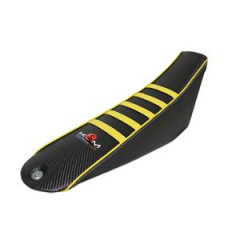 Housse de selle KRM pro ride jaune pour mécaboite Beta après 2011